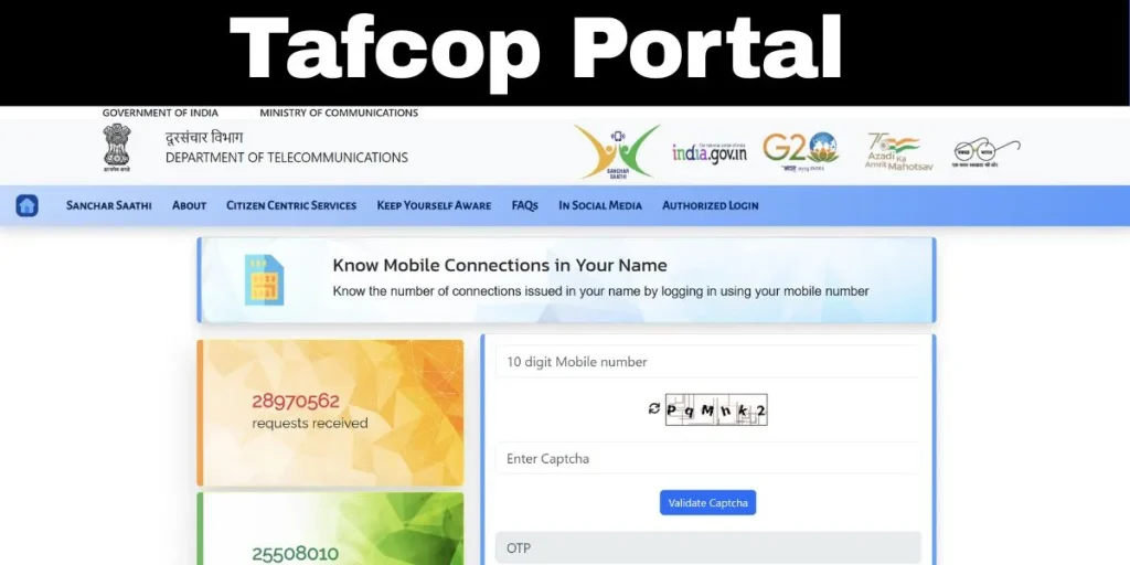 Tafcop Portal